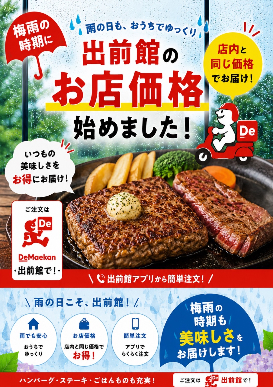 出前館のお店価格やります